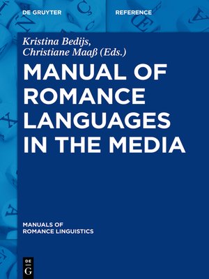 cover image of Manual of Romance Languages in the Media